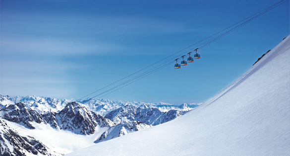 Tiroler Gletscher Skigebiet Pitztal