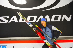 Torsten Neufeld in der Skihalle Oberhof