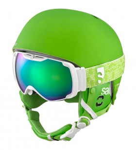 Salomon Freeski Helm Brigade green