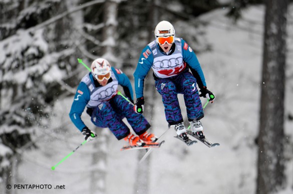 Christoph Wahrstoetter in Skicross Action