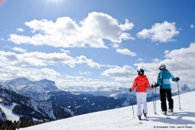 Skigebiet Kronplatz in Südtirol - grandioser Ausblick
