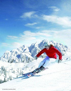 Skifahren im Skigebiet Nassfeld