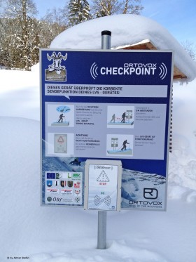 LVS Checkpoints für die Skitouren in den Kitzbüheler Alpen in Tirol