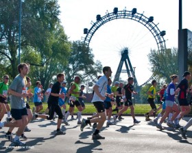 Wien Marathon: vorbei am Riesenrad