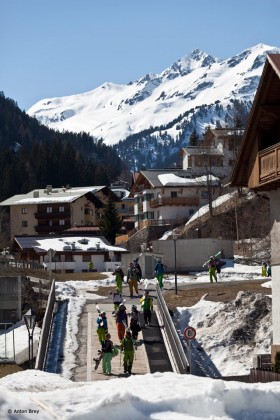 Climb to Ski Camp von Salewa in St. Anton am Arlberg