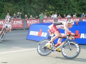 Franz Höfer beim Ironman