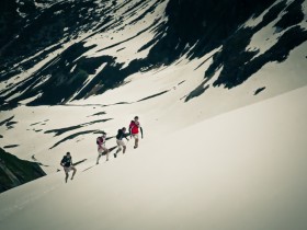 Mont Blanc als location für Salomon Running TV