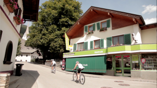 1. Labestation der Radstrecke in Piesenorf
