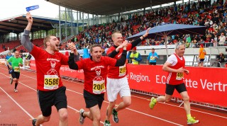 Spaß auf ganzer Linie: der E.ON Marathon in Kassel.