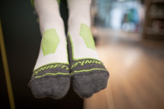 Die Wahl der Socken richtet sich nach der Temperatur.