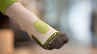Bei den Socken sollte man vor allem auf gute Bepolsterung achten.