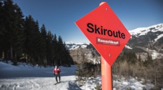 Ronachkopf Skiroutenschild