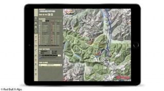 Online Tracking Strecke X-Alps