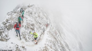 Schnee Gipfel Transalpine Run