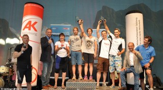 Siegerehrung Salzburger Firmen Triathlon