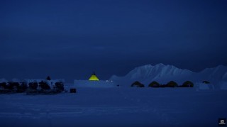 Basecamp-Gletscher-Spitzbergen