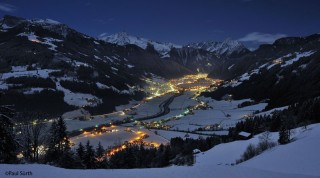 Nachtaufnahme Mayrhofen