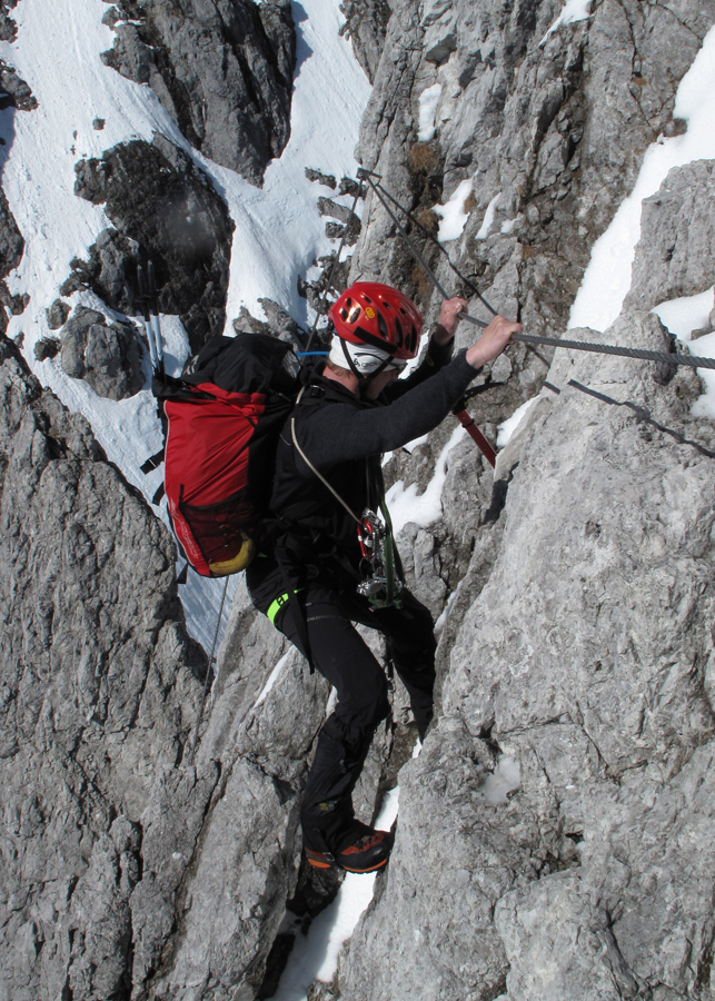 Klettersteig Königsjodler - Winterbegehung