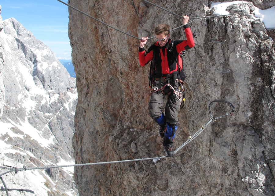 Klettersteig Königsjodler - Winterbegehung