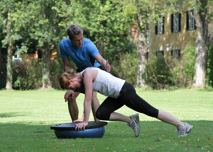 Mein Personal Fitness Training - die ersten Übungen