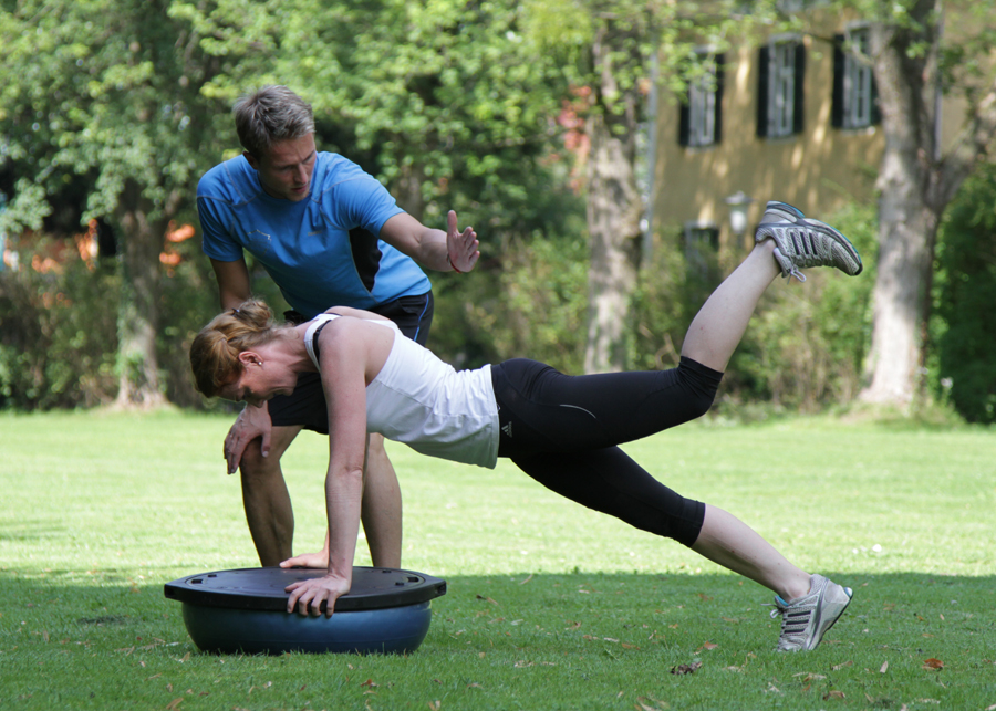 Mein Personal Fitness Training - die ersten Übungen