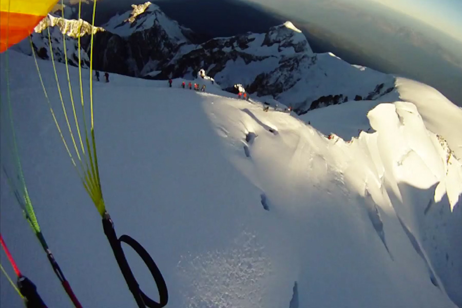 Chris Reinegger Mont Blanc Speedflying