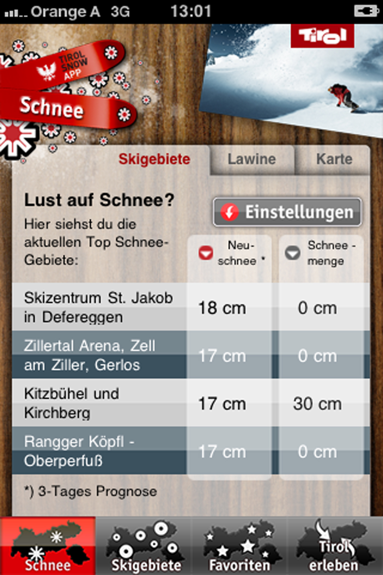 Tirol Snow App