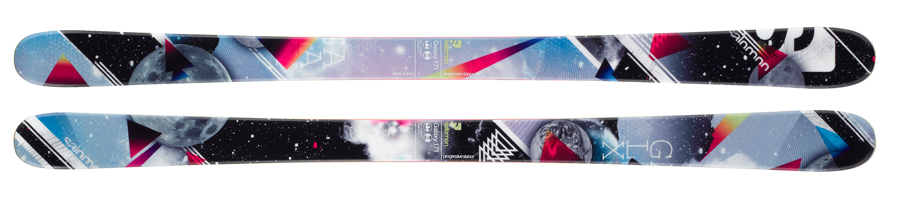 Der Salomon Galaxy der Park & Pipe Freeski für Damen