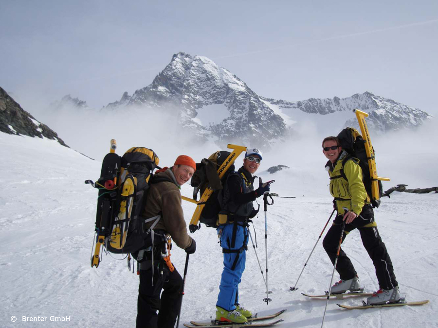 Snowbike Aufstieg auf den Großglockner