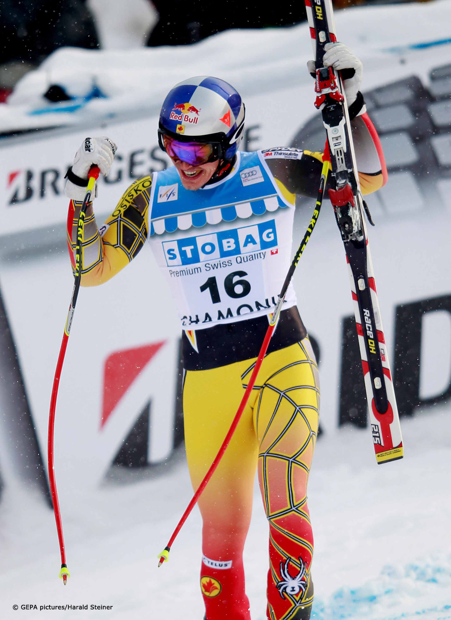 Erik Guay vom Atomic Race Team