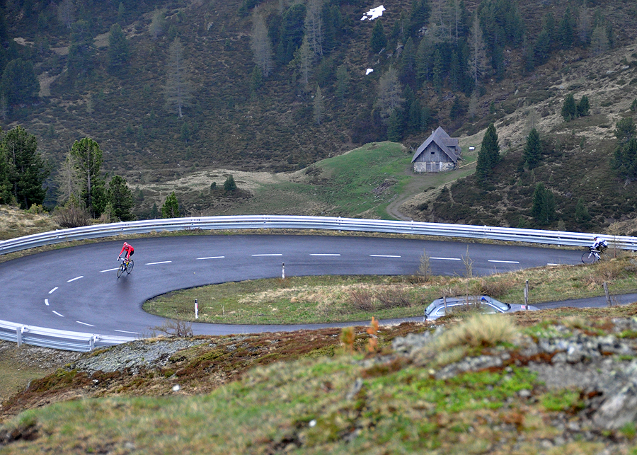 Radmarathon Kärnten: Die Reidn (Serpentinen) der Nockalmstrasse