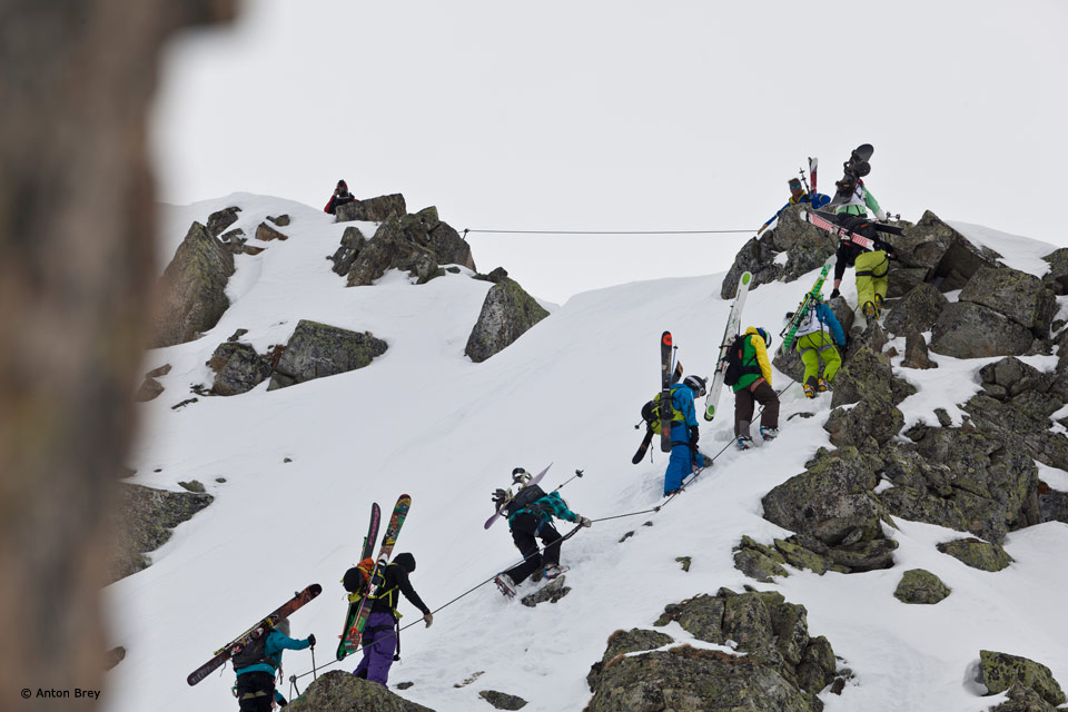 Climb to Ski Camp von Salewa in St. Anton am Arlberg