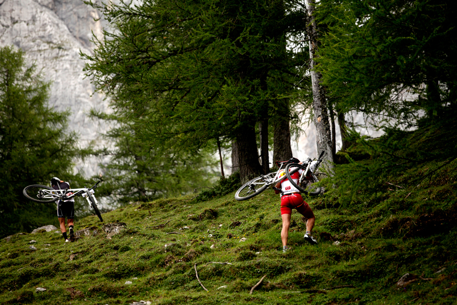 Alpine Biking beim Mountain Triathlon
