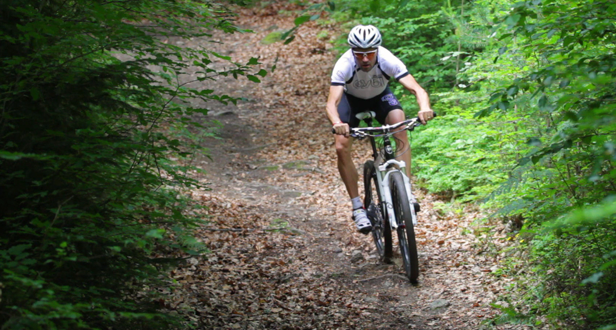 Mountainbiken im Herbst