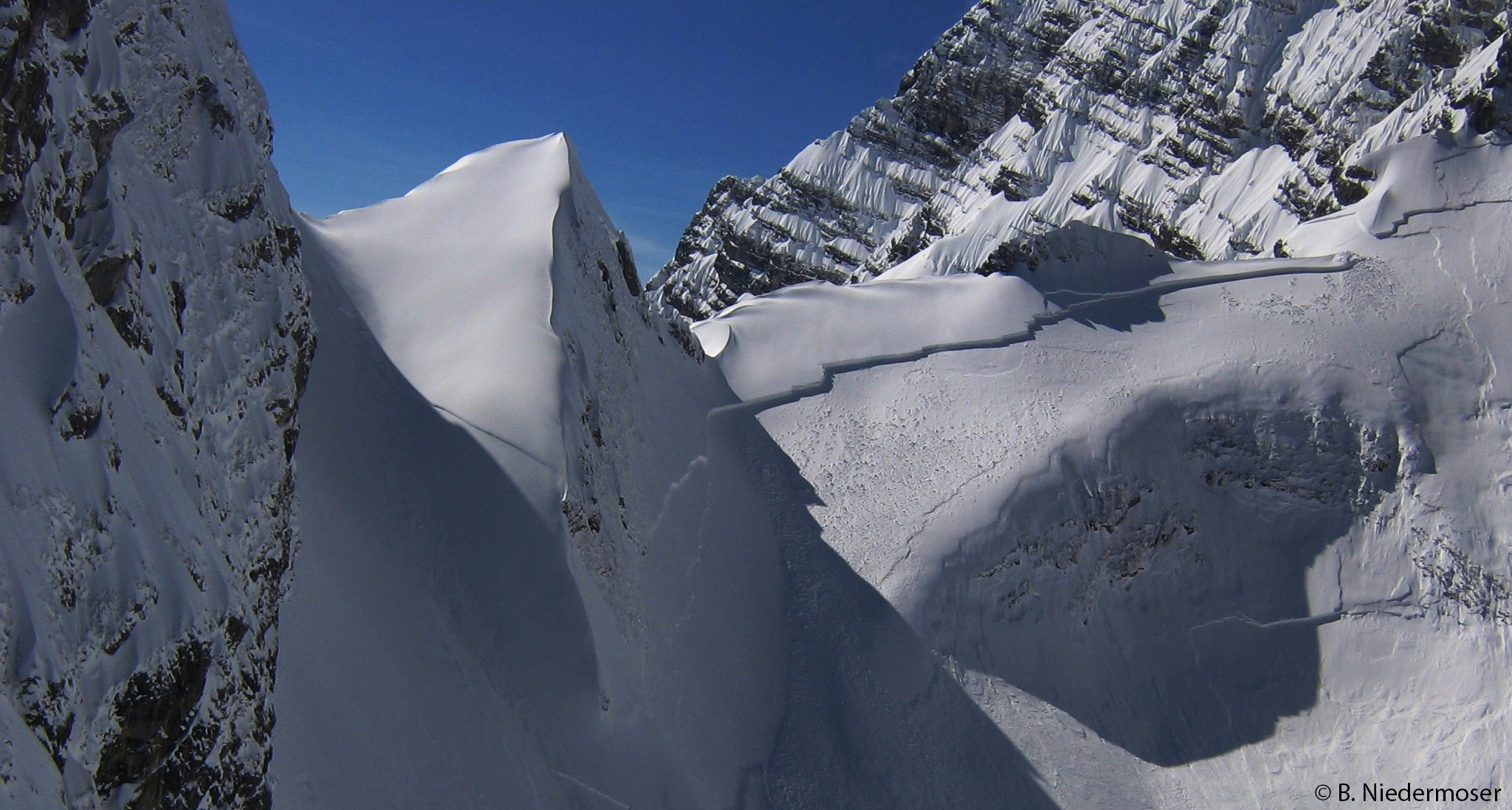 Schneebrett Berg