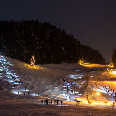 Streif Kitzbuehel bergauf