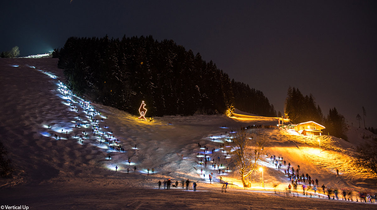 Streif Kitzbuehel bergauf