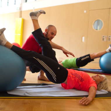 Stabilisationstraining im Laufcamp