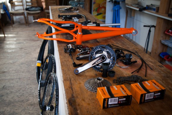 Mountainbike Einzelteile