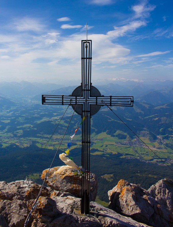 Gipfelkreuz Wilder Kaiser Ellmauer Halt