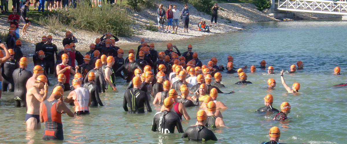 Schwimmstart Marchfeld Triathlon