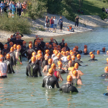 Schwimmstart Marchfeld Triathlon