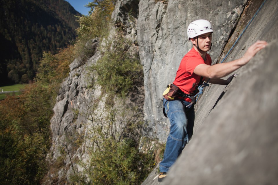 Felsklettern in Saalfelden Leogang