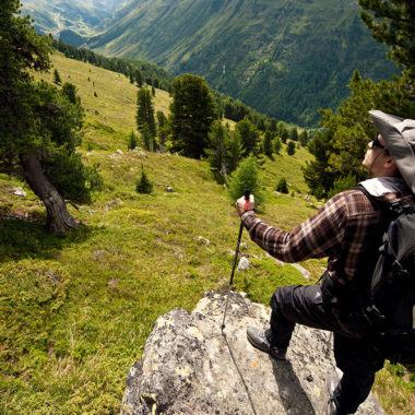 Wanderer in Obergurgl