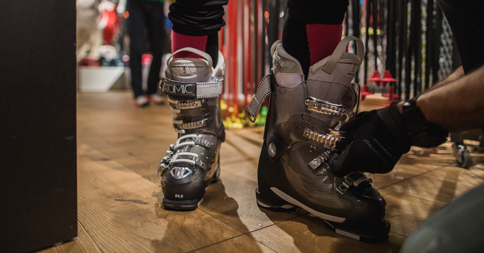 Bootfitting Skischuh