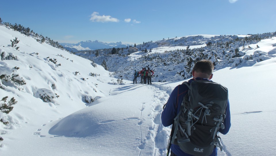 Schneeschuhwandern Villanders Suedtirol