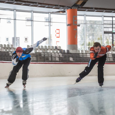 Eisschnelllaufen Max Aicher Arena