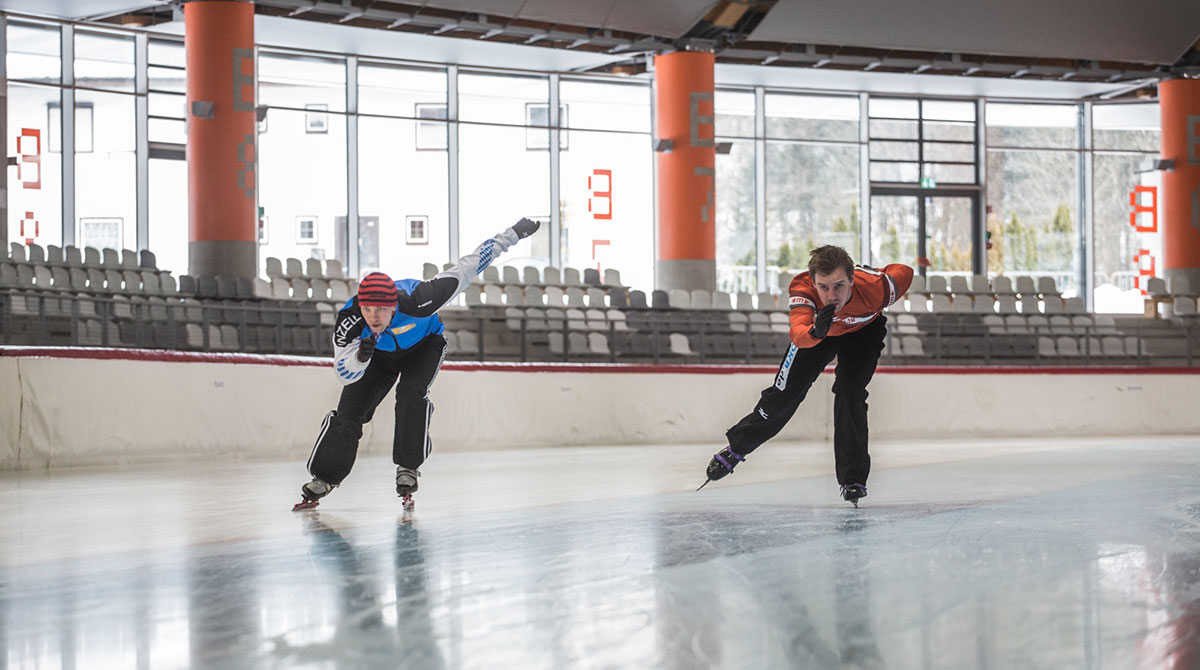 Eisschnelllaufen Max Aicher Arena