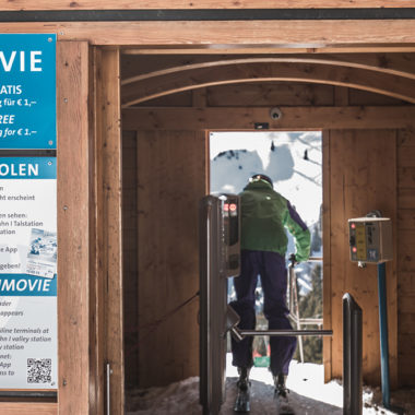 Skimovie Strecke hier wirst du gefilmt