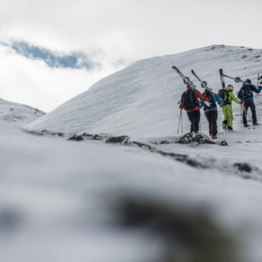 Freeride Camp Hinterglemm Aufstieg